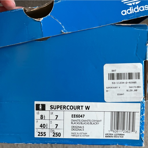 BNWT Adidas Originals classic sneakers - size 8.5 - Picture 3 of 5